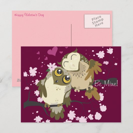 Luv Birds~briefkaart Briefkaart (Voorkant / Achterkant)