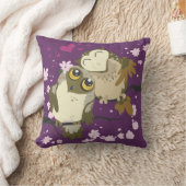 Luv Birds~ owl gooit kussen (Deken)