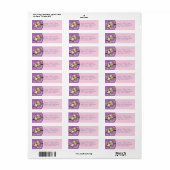 Luv Birds Owls Burbs of a Feather Forever Etiket (Full Sheet)