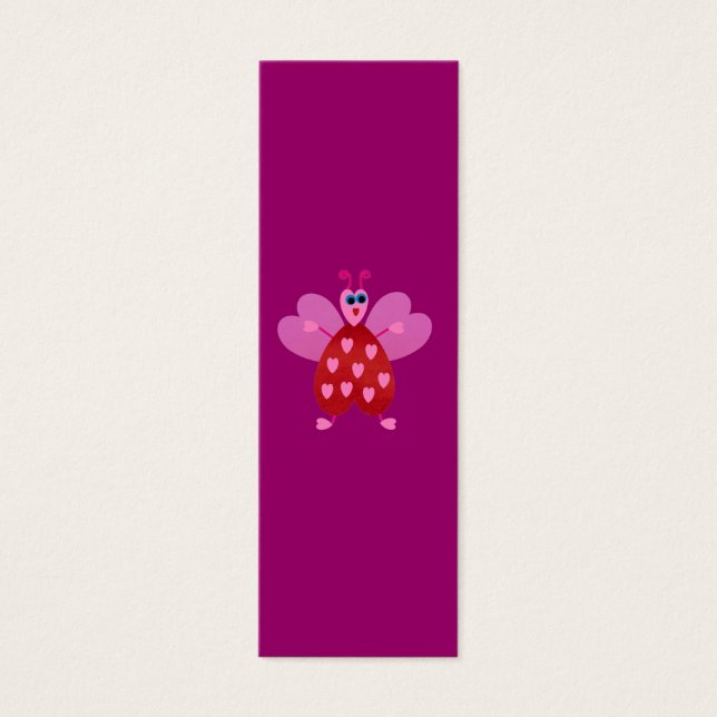 Luv Bug, Mini Bladwijzer Mini Visitekaartjes (Voorkant)