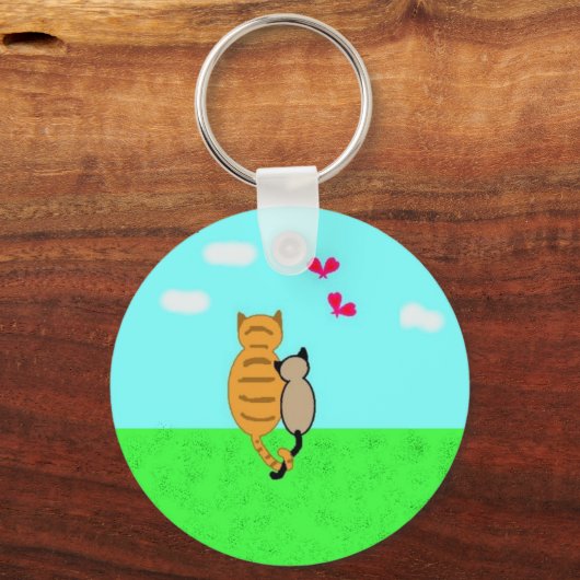 Luv Cats Sleutelhanger (Voorkant)