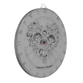 Luv Dartbord (Voorkant Links)