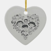 Luv Keramisch Ornament (Voorkant)