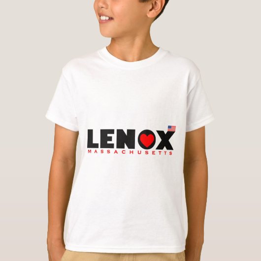 Luv Lenox met vlag T-shirt (Voorkant)