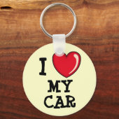 Luv Mijn auto! Sleutelhanger (Voorkant)