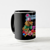 Luv Mijn Weenies Koffie Mok (Voorkant links)