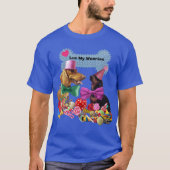 Luv My Weenies T-shirt voor dames/Mannen (Voorkant)