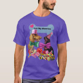 Luv My Weenies T-shirt voor dames/Mannen (Voorkant)