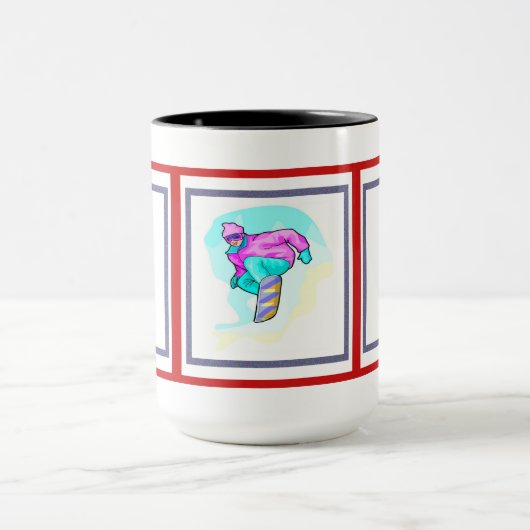 Luv naar Snowboard - Mok (Midden)