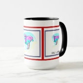 Luv naar Snowboard - Mok (Voorkant rechts)