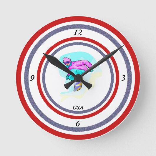 Luv naar Snowboard - Ronde Klok (Voorkant)