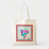 Luv naar Snowboard - Tote Bag (Voorkant)