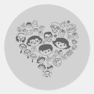 Luv Ronde Sticker