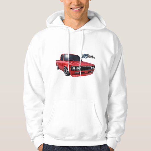 Luv Truck Garage Custom Slammed Luv with Logo Hoodie (Voorkant)
