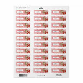 LUV U 2-stuks retouradres Etiket (Full Sheet)