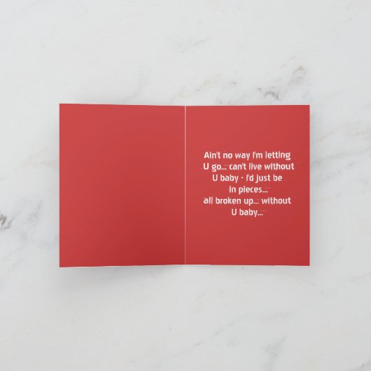 Luv U 2 stuks Ultra Cute Anime Girl Feestdagen Kaart (Binnen)