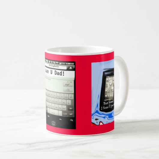 Luv U Dad! Vaderdag Mok (Voorkant rechts)
