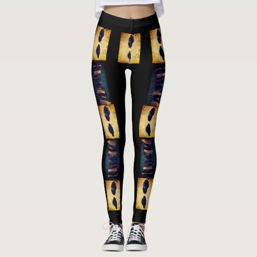 Luv U ❤️ Luv Me leggings van dalDesignNZ (Voorkant)