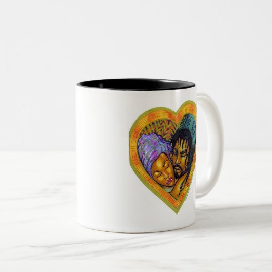 LUV U-MOK TWEEKLEURIGE KOFFIEMOK (Voorkant rechts)