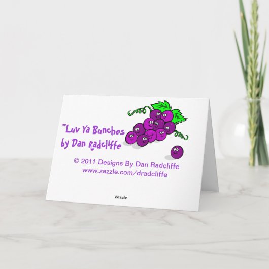 Luv Ya Bunches! Bedankkaart (Achterkant)