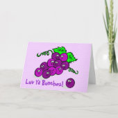 Luv Ya Bunches! Bedankkaart (Voorkant)