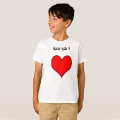 "LUV YA!" HART T-SHIRT (Voorkant volledig)
