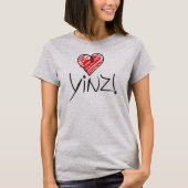 LUV YINZ LADY'S T-SHIRT (Voorkant)