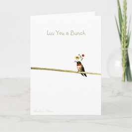 Luv You a Bunch: Happy Valentine's Day Feestdagen Kaart