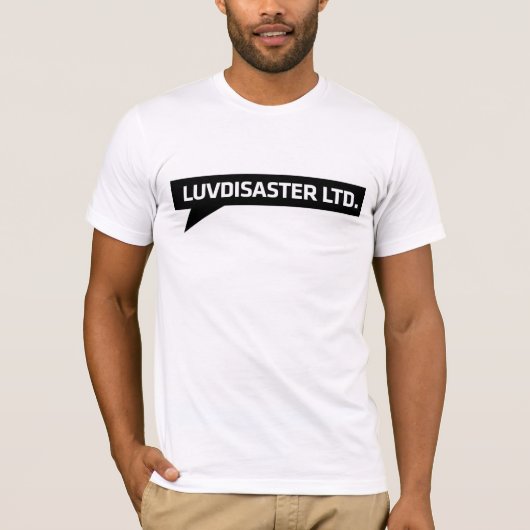 LuvDisaster LTD - Basic T-Shirt, wit T-shirt (Voorkant)
