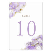 luvendel goudvocht Tabel Nummer 10 Kaart (Achterkant)