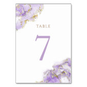 luvengoud vloeibare marmer Tabel Nummer 7 Kaart (Achterkant)