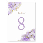 luvengoud vloeibare marmer Tabel Nummer 8 Kaart (Achterkant)