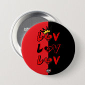 LuvLuvLuv - SVBK - Silverbock TV Officiële Ronde Button 7,6 Cm (Voorkant /achterkant)