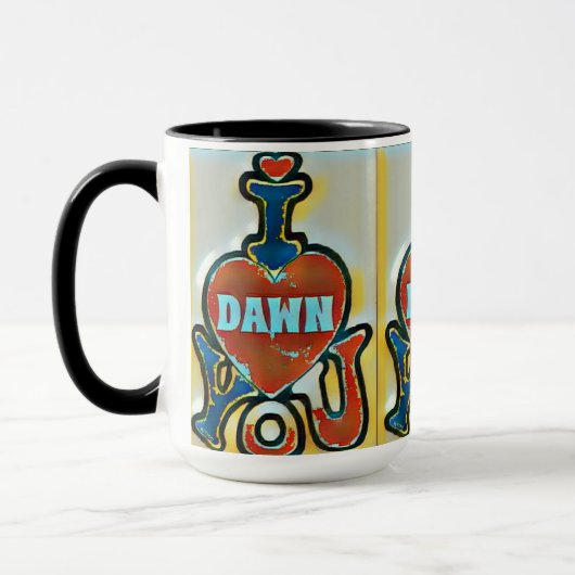 LUVMUG™ Dawn- LUVYBZ® Love Gifts Koffiekopje Mok (Links)