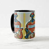 LUVMUG™ Dawn- LUVYBZ® Love Gifts Koffiekopje Mok (Voorkant links)