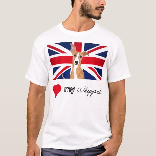 LUVMYWHIPPET Basic T-shirt (Voorkant)