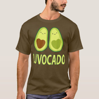 Luvocado Avocado Liefde Grappig Koppel Valentijnsd T-shirt