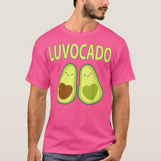 Luvocado Avocado Love Funny Couple Valentijnsdag T-shirt