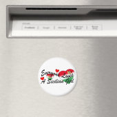 Luvs Siciliaanse meisje magneet (Insitu (Vaatwasser))