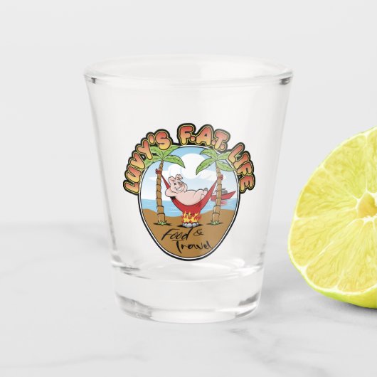 Luvy's FAT Life Shot glass Glas (Voorkant)