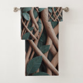 Luwung Tree Relief Bad Handdoek (Insitu)