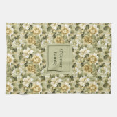 Lux Botanical Touch Personalized Greenery Towel  Theedoek (Horizontaal)