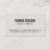 Lux/Boutique Visitekaartje (Achterkant)