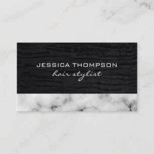 Lux Elegant Velvet en Marble Trim Visitekaartje
