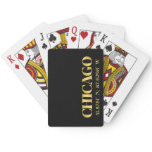 Lux Gold Chicago Latitude & Lengtegraad