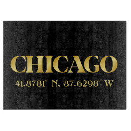 Lux Gold Chicago Latitude & Lengtegraad Snijplank