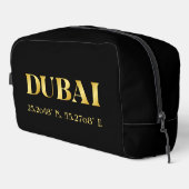 Lux Gold Dubai Latitude & Lengtegraad Toilettasje (Rechterhoek)