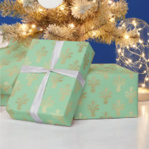 Lux Gold Fleur de Lis en Green Ash