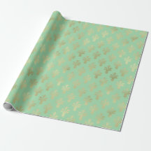 Lux Gold Fleur de Lis en Green Ash