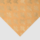 Lux Gold Fleur de Lis en Marigold Tissuepapier (Detail)